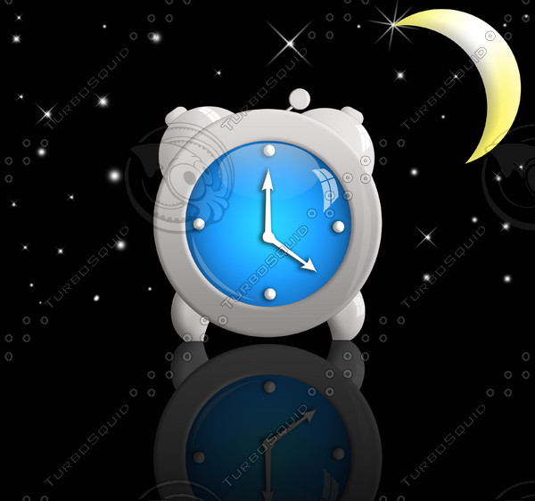 old clock in the evening.psd
